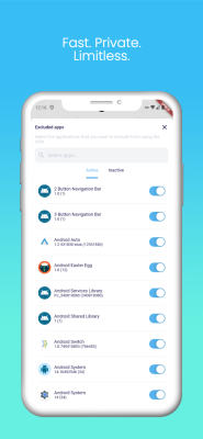 Capture d'écran de l'application Unlimited VPN - #3