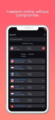 Capture d'écran de l'application Unlimited VPN - #5