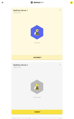Capture d'écran de l'application BeePass VPN - #6