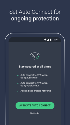 Capture d'écran de l'application AVG Secure VPN - #5