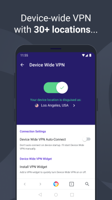 Capture d'écran de l'application AVG Secure Browser - #2