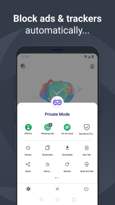 Capture d'écran de l'application AVG Secure Browser - #3