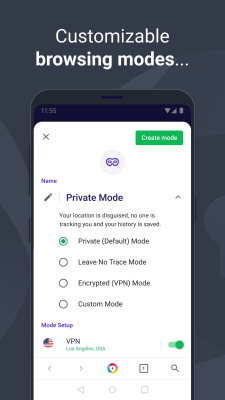 Capture d'écran de l'application AVG Secure Browser - #4
