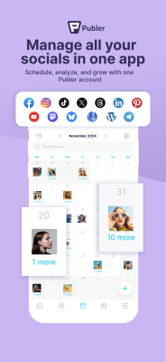 Capture d'écran de l'application Publer: Social Media Tools - #2