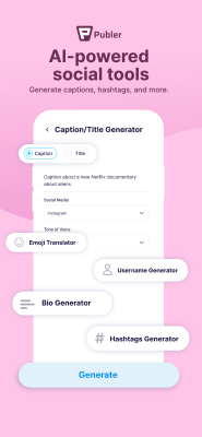 Capture d'écran de l'application Publer: Social Media Tools - #4