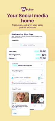Capture d'écran de l'application Publer: Social Media Tools - #5