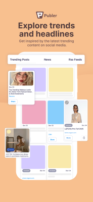 Capture d'écran de l'application Publer: Social Media Tools - #6