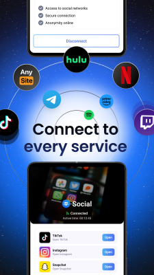 Capture d'écran de l'application VPN Lumos - #4