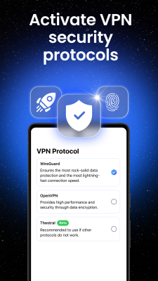 Capture d'écran de l'application VPN Lumos - #6