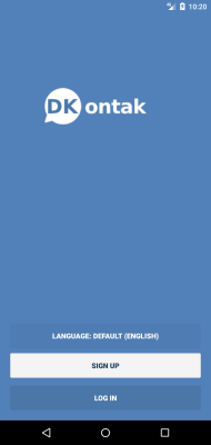 Capture d'écran de l'application DKon - Social Network & Messenger - #3