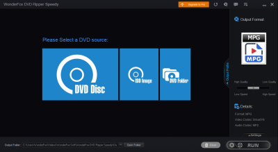 Capture d'écran de l'application WonderFox DVD Ripper Speedy - #1