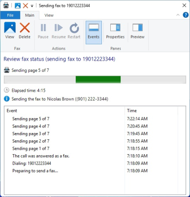 Capture d'écran de l'application Fax Voip Windows Fax Service Provider - #4
