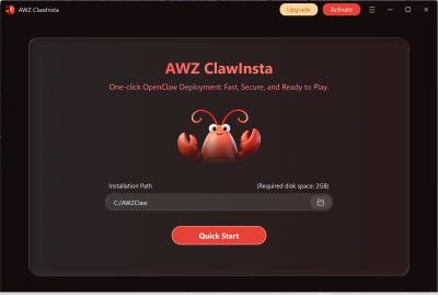 Capture d'écran de l'application AWZ ClawInsta - #1