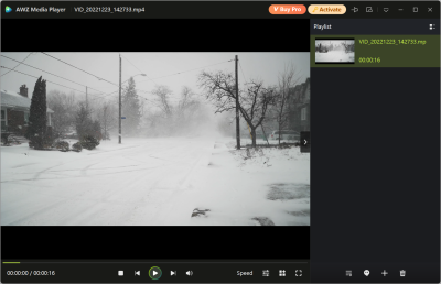 Capture d'écran de l'application AWZ Media Player - #1