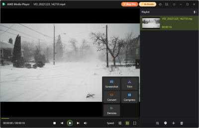 Capture d'écran de l'application AWZ Media Player - #3
