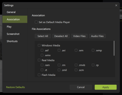 Capture d'écran de l'application AWZ Media Player - #5