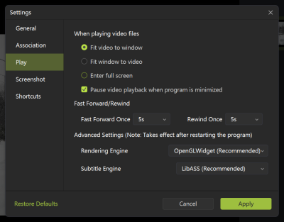 Capture d'écran de l'application AWZ Media Player - #6