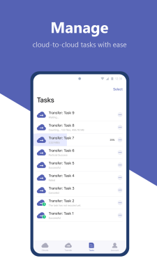 Capture d'écran de l'application MultCloud - #2