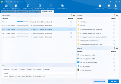 Capture d'écran de l'application MiniTool Partition Wizard Free - #5
