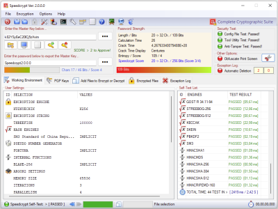 Capture d'écran de l'application Speedcrypt - #1