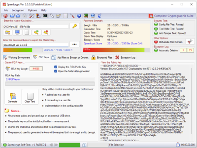 Capture d'écran de l'application Speedcrypt - #2