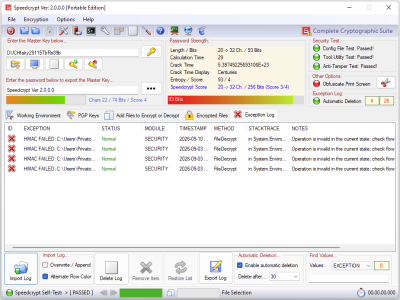 Capture d'écran de l'application Speedcrypt - #5