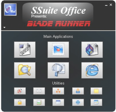 Capture d'écran de l'application SSuite Office - Blade Runner - #1