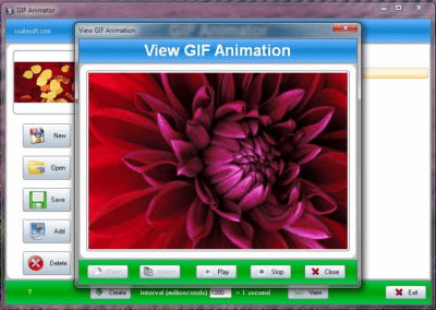 Capture d'écran de l'application SSuite Office - Gif Animator - #1