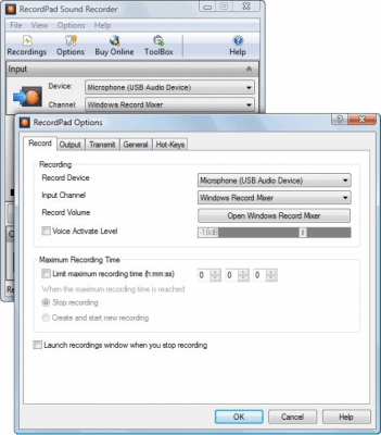 Capture d'écran de l'application RecordPad Sound Recording - #3