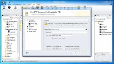 Capture d'écran de l'application Royal TS - #3
