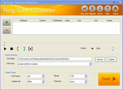 Capture d'écran de l'application RingTone Converter - #1