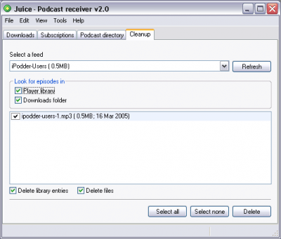 Capture d'écran de l'application Juice Receiver - #4