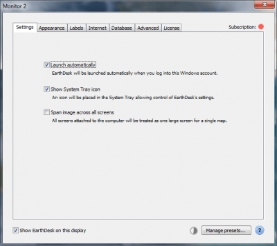 Capture d'écran de l'application EarthDesk - #6