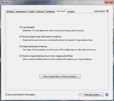 Capture d'écran de l'application EarthDesk - #7