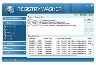 Capture d'écran de l'application Registry Washer - #1