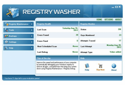 Capture d'écran de l'application Registry Washer - #3