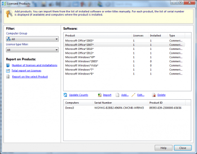 Capture d'écran de l'application DEKSI Network Inventory - #2