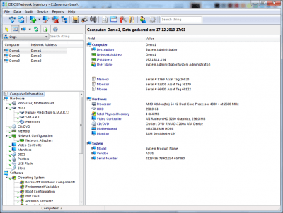 Capture d'écran de l'application DEKSI Network Inventory - #4