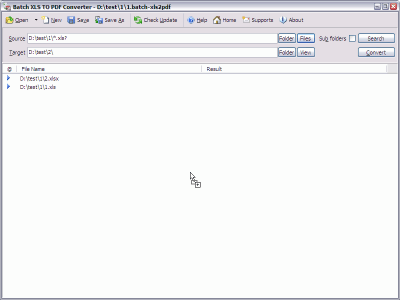Capture d'écran de l'application Batch Excel to PDF Converter - #5
