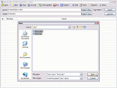 Capture d'écran de l'application Batch Word to PDF Converter - #4
