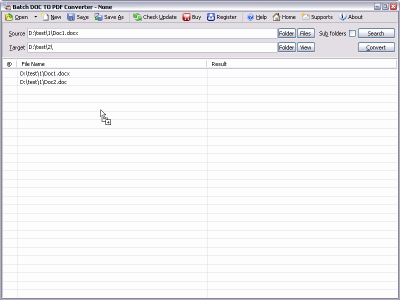 Capture d'écran de l'application Batch Word to PDF Converter - #5