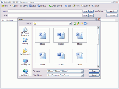 Capture d'écran de l'application Batch Word to HTML Converter - #4