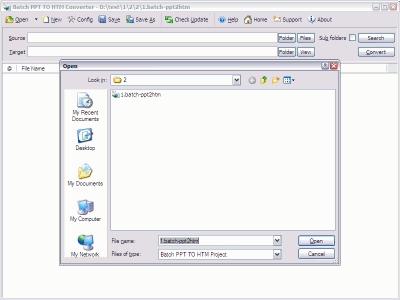 Capture d'écran de l'application Batch Excel to HTML Converter - #2