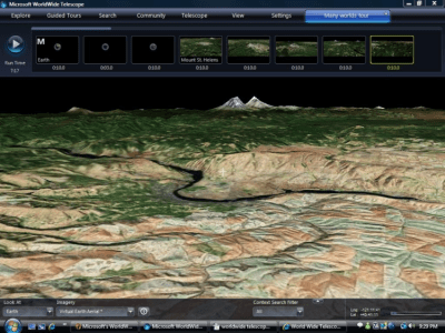 Capture d'écran de l'application WorldWide Telescope - #2