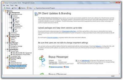 Capture d'écran de l'application Bopup Communication Server - #7