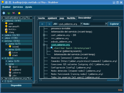 Capture d'écran de l'application Tkabber - #4