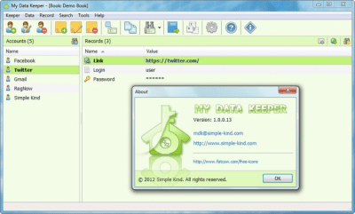 Capture d'écran de l'application My Data Keeper - #4