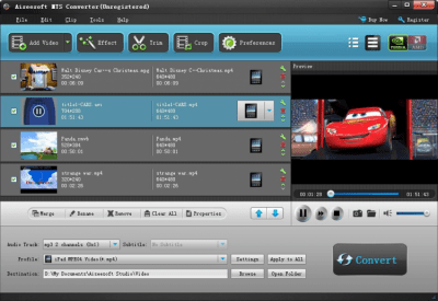 Capture d'écran de l'application Aiseesoft MTS Converter - #1