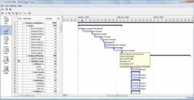 Capture d'écran de l'application MOOS Project Viewer - #1