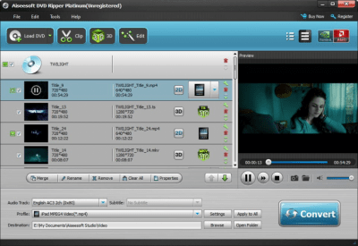 Capture d'écran de l'application Aiseesoft DVD Ripper Platinum - #1